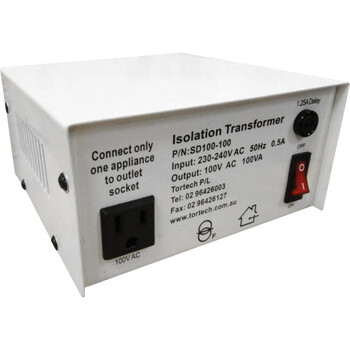 100V 100W JAPANESE VOLTAGE STEPDOWN TRANSFORMER