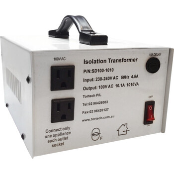 100V 1010W JAPANESE VOLTAGE STEPDOWN TRANSFORMER