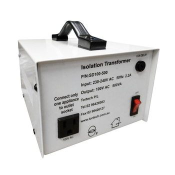 100V 500W JAPANESE VOLTAGE STEPDOWN TRANSFORMER