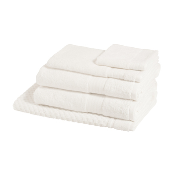 5pc Sheraton Luxury Egyptian Towel Pack White