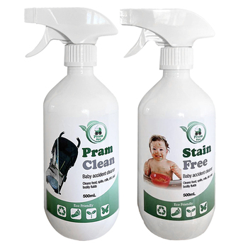 Pram Spa Fabric Stain Free & Pram Cleaner Eco Friendly Non Toxic Baby Safe Cleaner