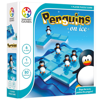 Smart Games Penguins on Ice Kids/Children Fun Play Toy Puzzle Game 6y+