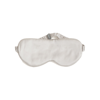 Renee Taylor Mulberry Silk Eye Mask Sleeping Shade - Silver