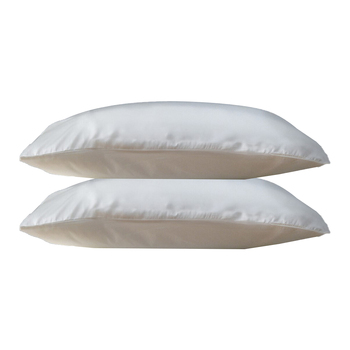 2pc Canningvale Beautysilks Pillowcase Cover Ivory