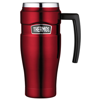 Thermos Stainless King Vacuum Insulated Travel Mug Red 470ml