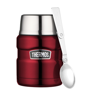 Thermos Stainless King Vacuum Insulated Food Jar Red 470ml