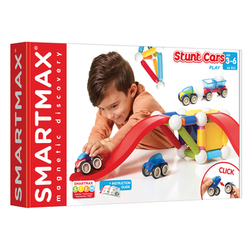 Smartmax Magnetic Discovery Stunt Cars Play Toy Kids 3y+