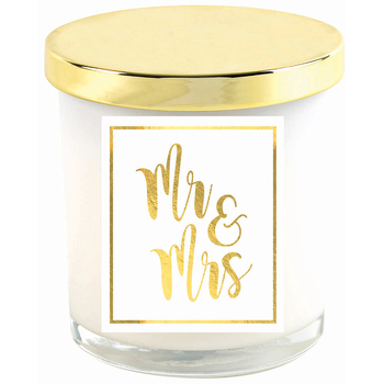 Mr & Mrs Candle 9x8cm Novelty Dating/Marriage Keepsake Gift