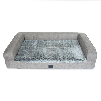 Superior Pet Goods Orthopaedic Dog/Pet Sofa Artic Faux Fur Large 120x80cm