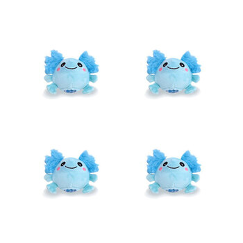 4PK Bensons Squeeze Bead Axolotl Kids/Childrens Squishy Toy 7cm 6y+ Asstd