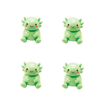 4PK Bensons Squeeze Bubble Axolotl Kids/Childrens Squishy Toy 7cm 5y+ Asstd