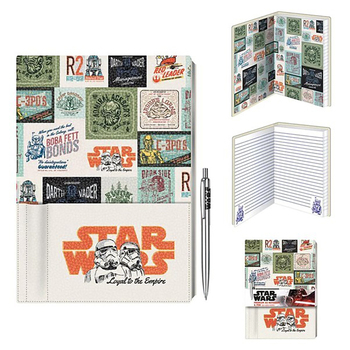 Star Wars George Lucas Themed Classic Retro Premium Notebook With Pen