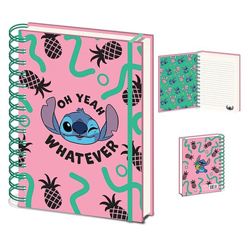 Disney Lilo & Stitch Character Themed My Fave A5 Wiro Notebook