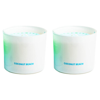 2PK Serenity Cheeky Hidden Message Old as F*ck Candle - Coconut Beach 250g