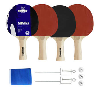 Summit Charge 4 Player Table Tennis Set w/net