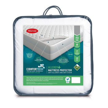 Tontine Comfortech Comfort Plus Queen Bed Anti Allergy Mattress Protector 