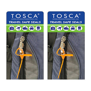 2x 20pc Tosca Travel Safe Luggage Bag Zip Security Seals