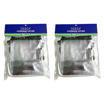 2PK Tosca Clear Luggage Protection Suitcase Cover - Large