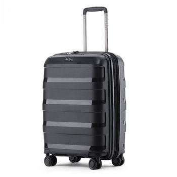 Tosca Comet 88L/25" Hard Case Luggage Trolley Medium Suitcase - Black