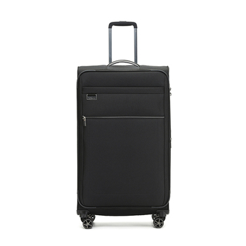 Tosca Vega 32" Checked Travel Trolley Travel Luggage Suitcase - Black