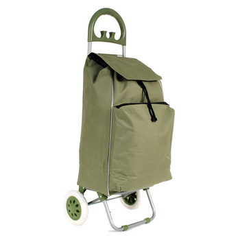 Tosca 70L/58cm Shopping Cart Trolley Bag w/ Wheels - Khaki