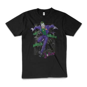 DC Comics The Joker Haha Batman Superhero T-Shirt Black Size 2XL