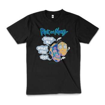 Rick And Morty Show Me What You Got Cotton T-Shirt Black Size 2XL