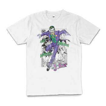 DC Comics Joker Haha Batman Superhero Villain T-Shirt White Size 2XL