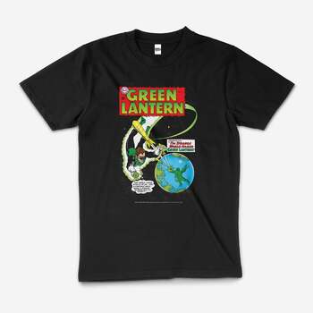 Green Lantern Strange World Superhero Cotton T-Shirt Black Size 3XL