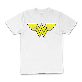 DC Comics Wonder Woman Logo Superhero Classic Nerd T-Shirt White Size 3XL