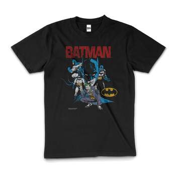 Batman & Joker Dark Knight DC Comics Cotton T-Shirt Black Size 4XL