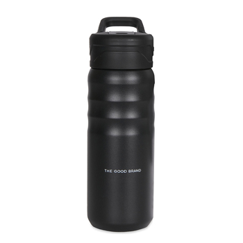 The Good Brand 532ml Med Insulated Drink Bottle - Black