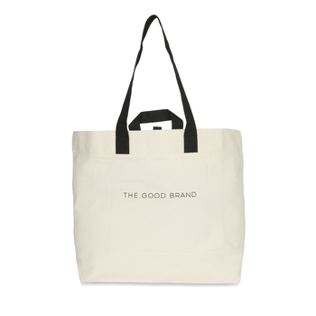 The Good Brand Women's Cotton Leisure Tote Bag 45x65cm - Ecru