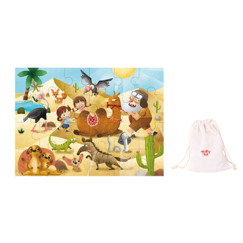 Tooky Toy Desert Exploration Jigsaw Puzzle 24Pcs