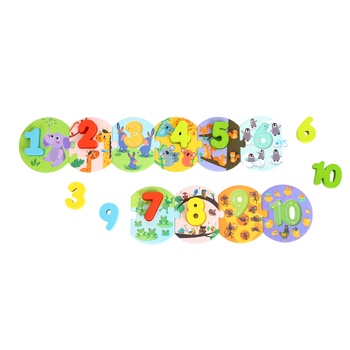 Tooky Toy Number Puzzle In Carry Box