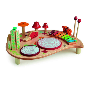 Tender Leaf Toys 50cm Forest Musical Table Wooden Toy Set Kids 3y+