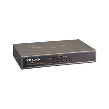 8 PORT 53W POE ETHERNET SWITCH 4X POE PORTS & STEEL CASE