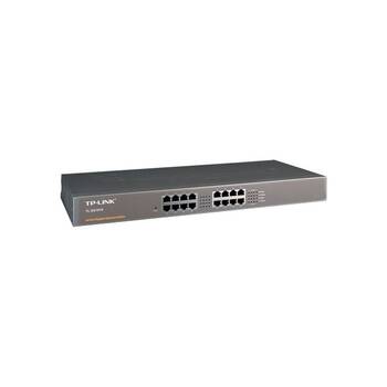 16 PORT GIGABIT NETWORK SWITCH METAL RACK MOUNT 10/100/1000M