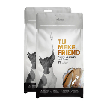 2PK Tu Meke Friend 80g Air-Dried Natural Dog Treats Lamb Chews