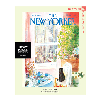 1000pc The New Yorker 48x66cm Jigsaw Puzzle Cat’s Eye View 7y+