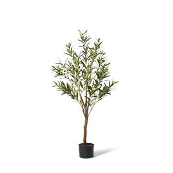 E Style 122cm Olive Tree Artificial Plant Decor - Green