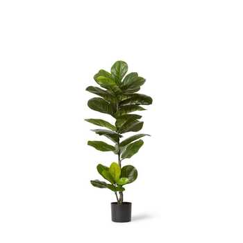 E Style 110cm Fiddle Tree Artificial Plant Decor - Green