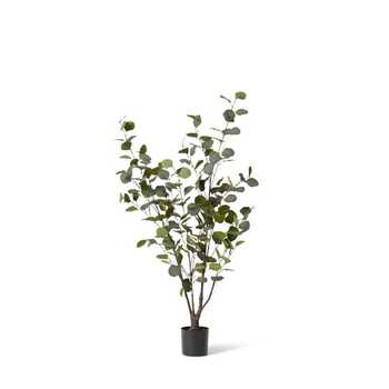 E Style 120cm Eucalyptus Tree Artificial Plant Decor - Green