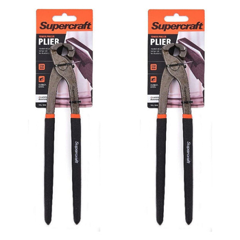 2PK Supercraft Side Cutting Nose Pliers Soft Grip 145mm Cr-Ni Steel