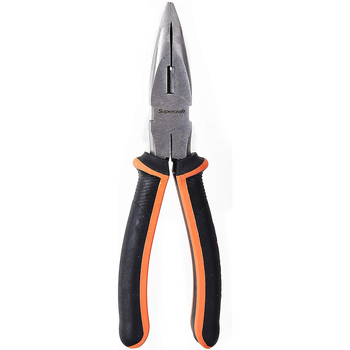 Supercraft Long Bent Nose Pliers Soft Grip 200mm Cr Vanadium