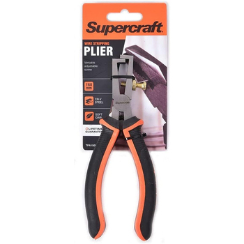 Supercraft Wire Stripping Pliers Carbon Steel 150mm Soft Grip