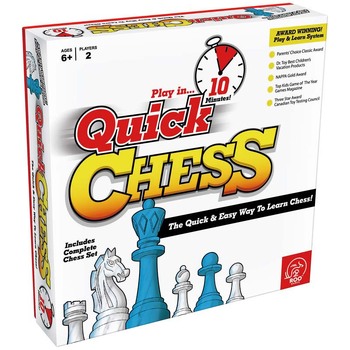 Roo Games Quick Chess Board Game Kids/Children Toy 6+