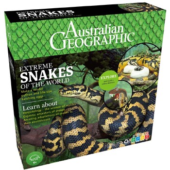 Australian Geographic Extreme Snakes of the World Kids Toy 6+