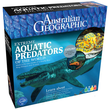 Australian Geographic Extreme Aquatic Predators of the World Kids Toy 6+