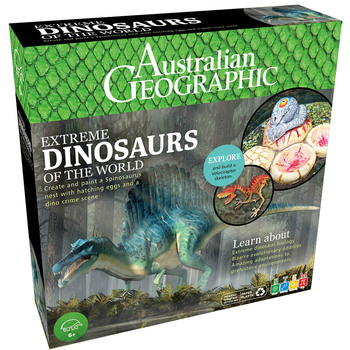 Australian Geographic Extreme Dinosaurs of the World Kids Toy 6+